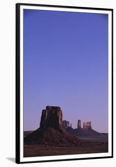 Desert Valley at Dusk-DLILLC-Framed Premium Photographic Print