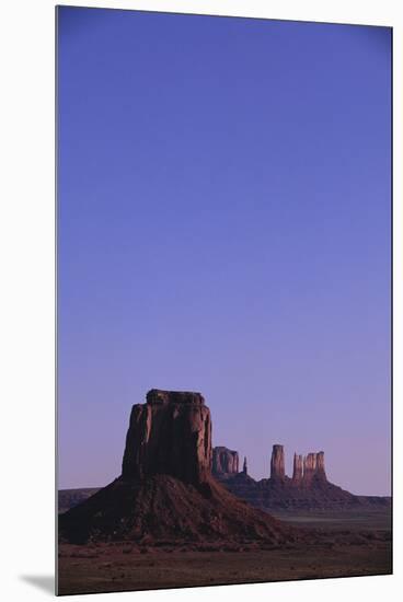 Desert Valley at Dusk-DLILLC-Mounted Premium Photographic Print