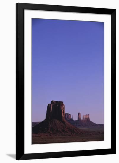 Desert Valley at Dusk-DLILLC-Framed Photographic Print