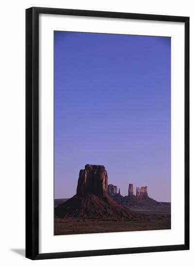 Desert Valley at Dusk-DLILLC-Framed Photographic Print