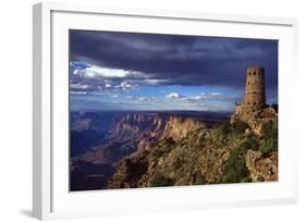 Desert View Watchtower and South Rim-James Randklev-Framed Photographic Print