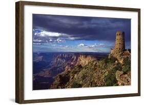 Desert View Watchtower and South Rim-James Randklev-Framed Photographic Print