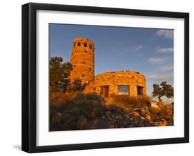 Desert View Watchtower, Grand Canyon Nat'l Park, UNESCO World Heritage Site, Northern Arizona, USA-Michael Nolan-Framed Photographic Print