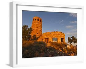 Desert View Watchtower, Grand Canyon Nat'l Park, UNESCO World Heritage Site, Northern Arizona, USA-Michael Nolan-Framed Photographic Print