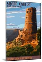 Desert View Watchtower - Grand CaNYon-null-Mounted Poster