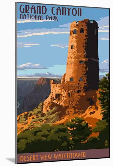 Desert View Watchtower - Grand CaNYon-null-Mounted Poster