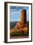 Desert View Watchtower - Grand Canyon-Lantern Press-Framed Art Print