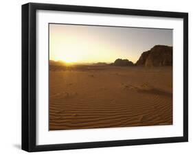 Desert, Wadi Rum, Jordan, Middle East-Sergio Pitamitz-Framed Photographic Print