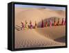 Desert Walk-Art Wolfe-Framed Stretched Canvas