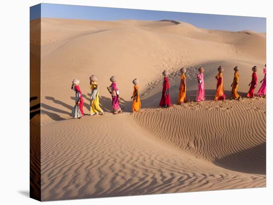 Desert Walk-Art Wolfe-Stretched Canvas