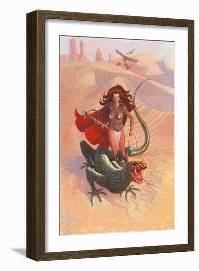 Desert Warrior-Ben Otero-Framed Giclee Print