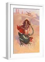 Desert Warrior-Ben Otero-Framed Giclee Print