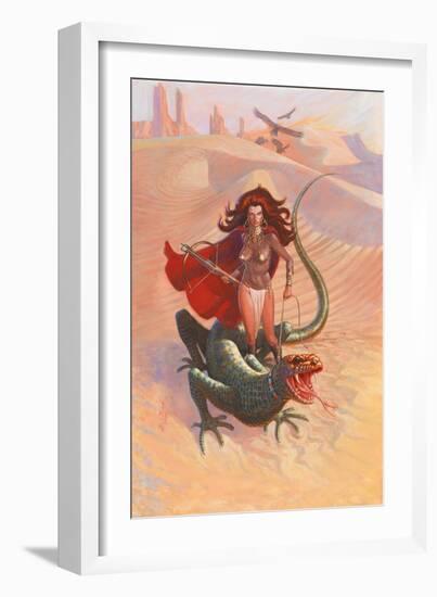 Desert Warrior-Ben Otero-Framed Giclee Print