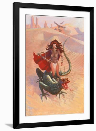Desert Warrior-Ben Otero-Framed Giclee Print