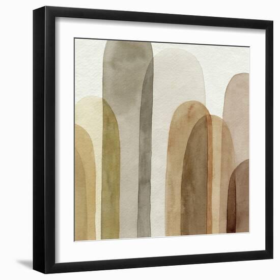 Desert Watercolor Arches II-Grace Popp-Framed Art Print