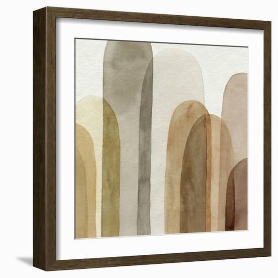 Desert Watercolor Arches II-Grace Popp-Framed Art Print