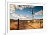 Desert Windmill-dan-edwards-Framed Photographic Print