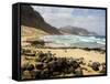 Deserted Beach at Praia Grande, Sao Vicente, Cape Verde Islands, Africa-R H Productions-Framed Stretched Canvas