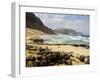 Deserted Beach at Praia Grande, Sao Vicente, Cape Verde Islands, Africa-R H Productions-Framed Premium Photographic Print