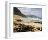 Deserted Beach at Praia Grande, Sao Vicente, Cape Verde Islands, Africa-R H Productions-Framed Photographic Print