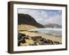 Deserted Beach at Praia Grande, Sao Vicente, Cape Verde Islands, Atlantic Ocean, Africa-Robert Harding-Framed Premium Photographic Print