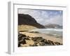 Deserted Beach at Praia Grande, Sao Vicente, Cape Verde Islands, Atlantic Ocean, Africa-Robert Harding-Framed Premium Photographic Print