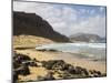 Deserted Beach at Praia Grande, Sao Vicente, Cape Verde Islands, Atlantic Ocean, Africa-Robert Harding-Mounted Photographic Print