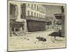 Deserted, Corner of the Rue Des Soeurs, Alexandria, after the Massacre of 11 June-Frederic Villiers-Mounted Giclee Print