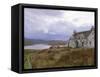 Deserted Croft, Isle of Lewis, Outer Hebrides, Scotland, United Kingdom-Lee Frost-Framed Stretched Canvas