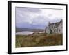 Deserted Croft, Isle of Lewis, Outer Hebrides, Scotland, United Kingdom-Lee Frost-Framed Photographic Print