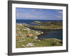 Deserted Crofts at Township of Manish, Isle of Harris, Outer Hebrides, Scotland, United Kingdom-Lee Frost-Framed Photographic Print