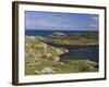 Deserted Crofts at Township of Manish, Isle of Harris, Outer Hebrides, Scotland, United Kingdom-Lee Frost-Framed Photographic Print