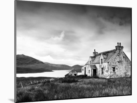 Deserted Farm Near Arivruach, Isle of Lewis, Hebrides, Scotland, UK-Nadia Isakova-Mounted Photographic Print