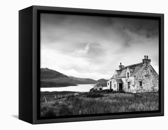 Deserted Farm Near Arivruach, Isle of Lewis, Hebrides, Scotland, UK-Nadia Isakova-Framed Stretched Canvas