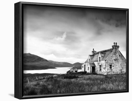 Deserted Farm Near Arivruach, Isle of Lewis, Hebrides, Scotland, UK-Nadia Isakova-Framed Photographic Print