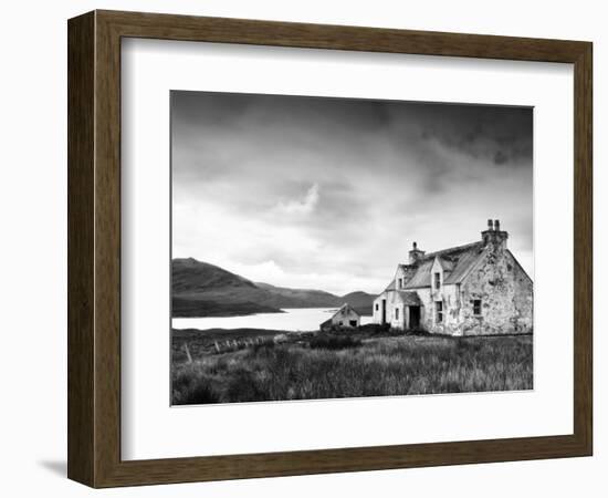 Deserted Farm Near Arivruach, Isle of Lewis, Hebrides, Scotland, UK-Nadia Isakova-Framed Photographic Print