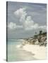 Deserted Island (Cay), Eastern Providenciales, Turks and Caicos Islands, West Indies, Caribbean-Kim Walker-Stretched Canvas