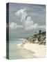 Deserted Island (Cay), Eastern Providenciales, Turks and Caicos Islands, West Indies, Caribbean-Kim Walker-Stretched Canvas