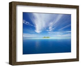 Deserted Island, Maldives, Indian Ocean, Asia-Sakis Papadopoulos-Framed Photographic Print