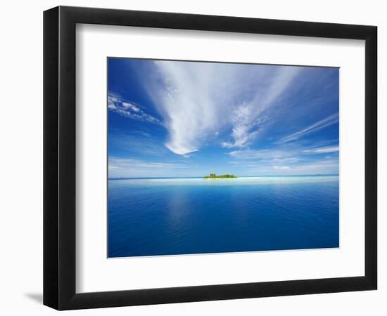 Deserted Island, Maldives, Indian Ocean, Asia-Sakis Papadopoulos-Framed Photographic Print