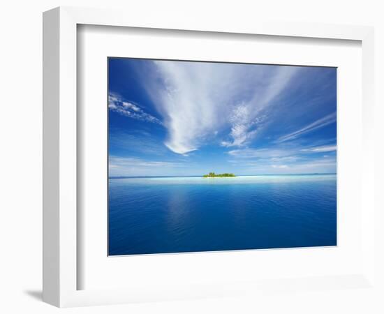 Deserted Island, Maldives, Indian Ocean, Asia-Sakis Papadopoulos-Framed Photographic Print