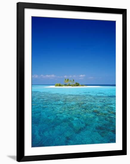 Deserted Island, Maldives, Indian Ocean-Sakis Papadopoulos-Framed Photographic Print