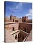 Deserted Kasbah on the Road of a ThoUSAnd Kasbahs, Tenirhir, Morocco-William Sutton-Stretched Canvas