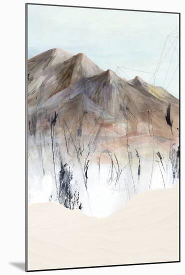 Deserted Mountain I-PI Studio-Mounted Art Print