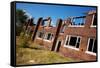 Deserted Red Brick Apartments East St. Louis-Joseph Sohm-Framed Stretched Canvas