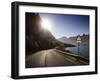 Deserted Road Lofoten Islands, Norway, Scandinavia, Europe-null-Framed Photographic Print