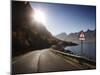 Deserted Road Lofoten Islands, Norway, Scandinavia, Europe-null-Mounted Photographic Print