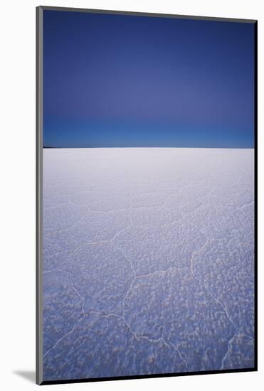 Deserted Salt Flats at Twilight, Salar De Uyuni, Bolivia, South America-Kim Walker-Mounted Photographic Print