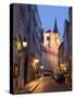 Deserted Street, Old Town, Prague, Czech Republic, Europe-Martin Child-Stretched Canvas