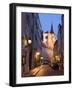 Deserted Street, Old Town, Prague, Czech Republic, Europe-Martin Child-Framed Photographic Print